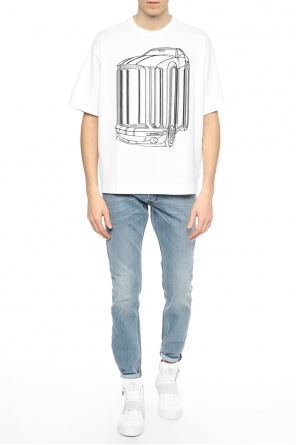 Printed t-shirt, zdjęcie 2 Printed t-shirt od Diesel Black Gold